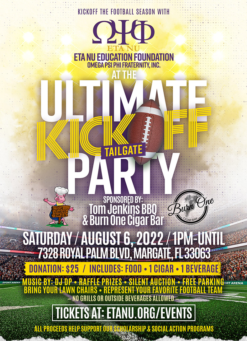 Eta Nu - The Ultimate Kickoff Tailgate Party 2022