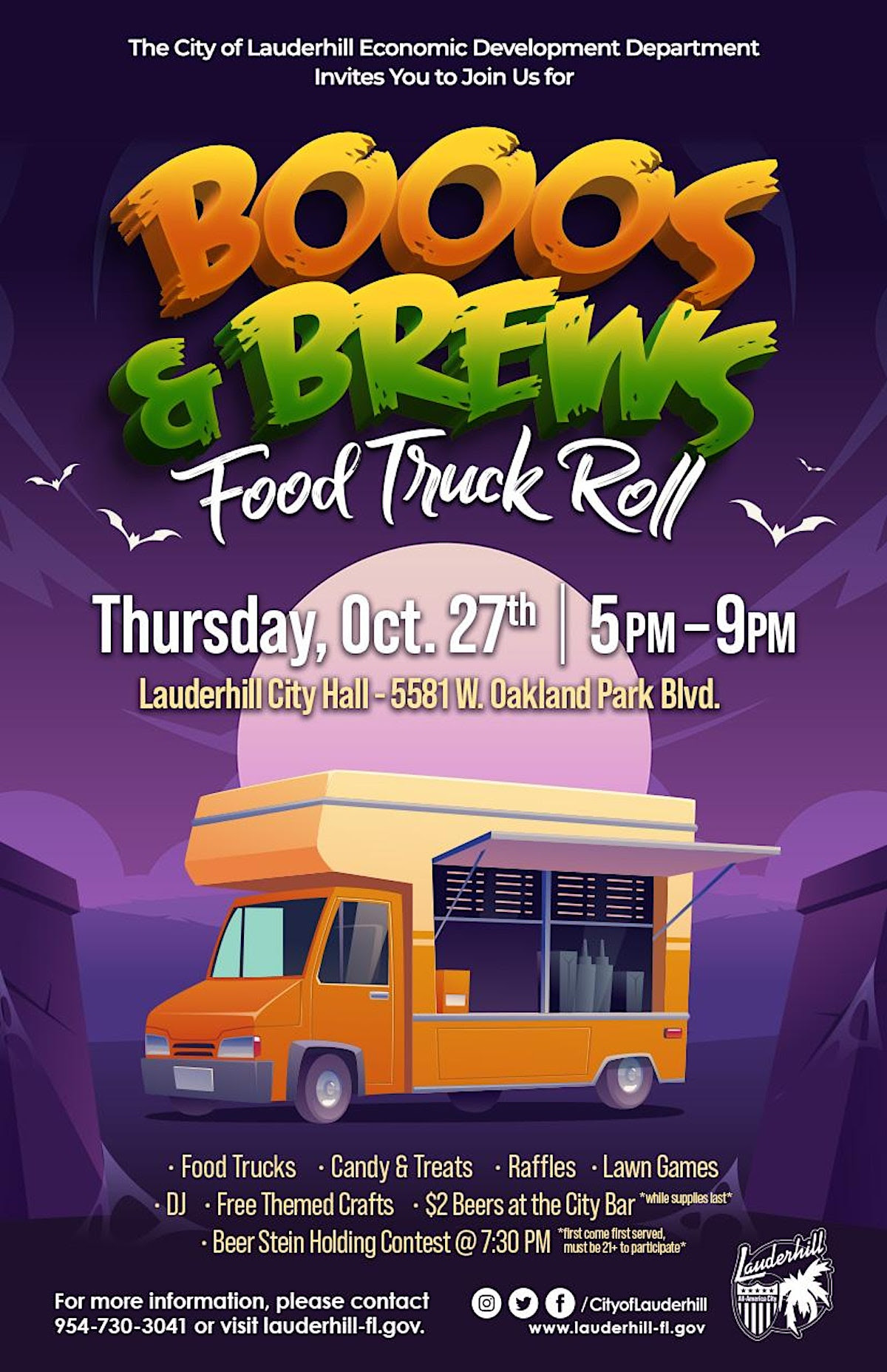 Booos & Brews Food Truck Roll! The Activist Calendar