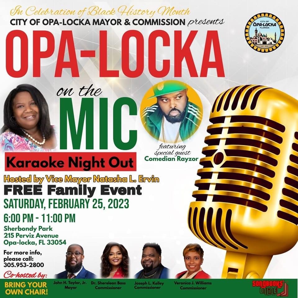 Opa Locka On The Mic The Activist Calendar